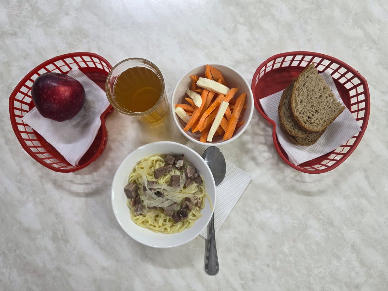 Ас мәзірінің тағамы (қаңтар айы, 4 апта,5 күн)